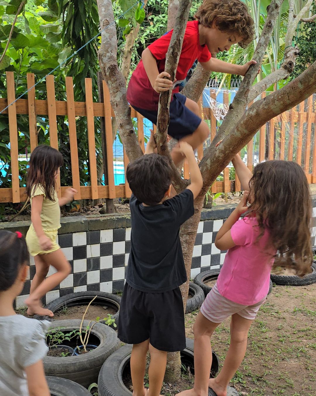 Crianças no Quintal